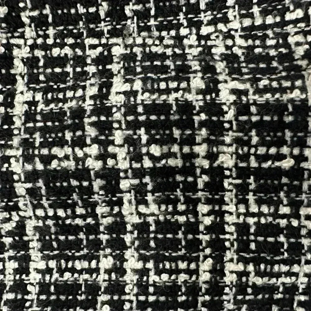 Vintage Black and White Tweed Jacket - Size 10/L by Chadwicks - Picture 4 of 6